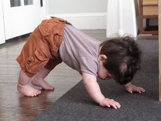 Downward Dog Pose baby