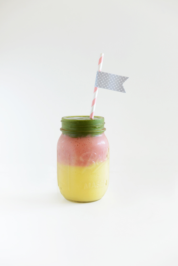 Minimalist Baker Layered Mango Smoothie 